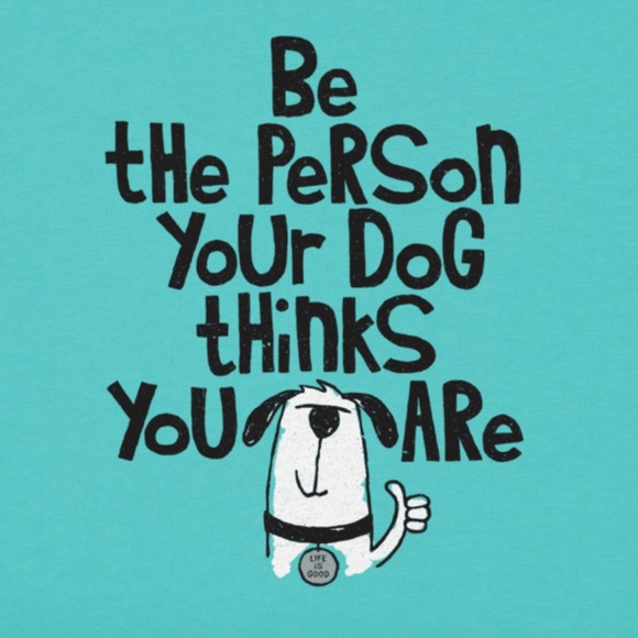 Life Is Good Tops New Life Is Good Dog Crusher Tee Shirt Blue S Poshmark